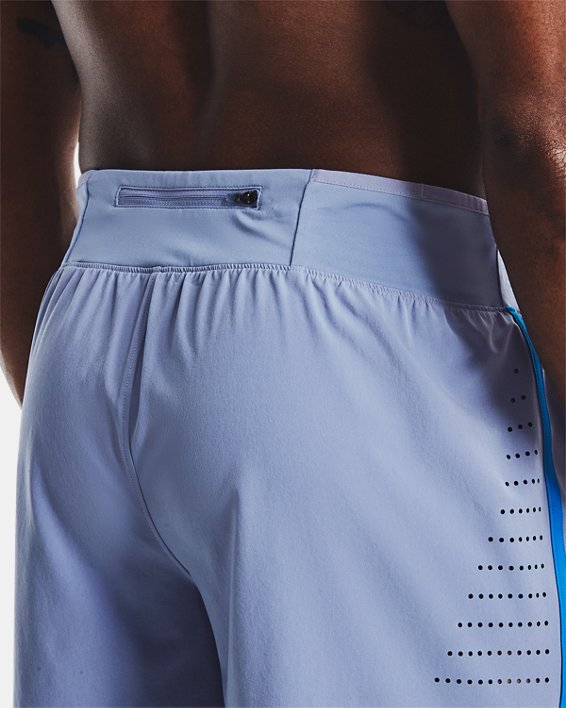 Men's UA Speedpocket 7" Shorts, Blue, pdpMainDesktop image number 3